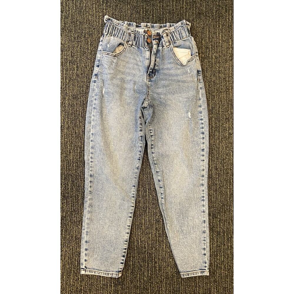 Rewind Y2K 1/25W Trendy Small Jeans Light Wash